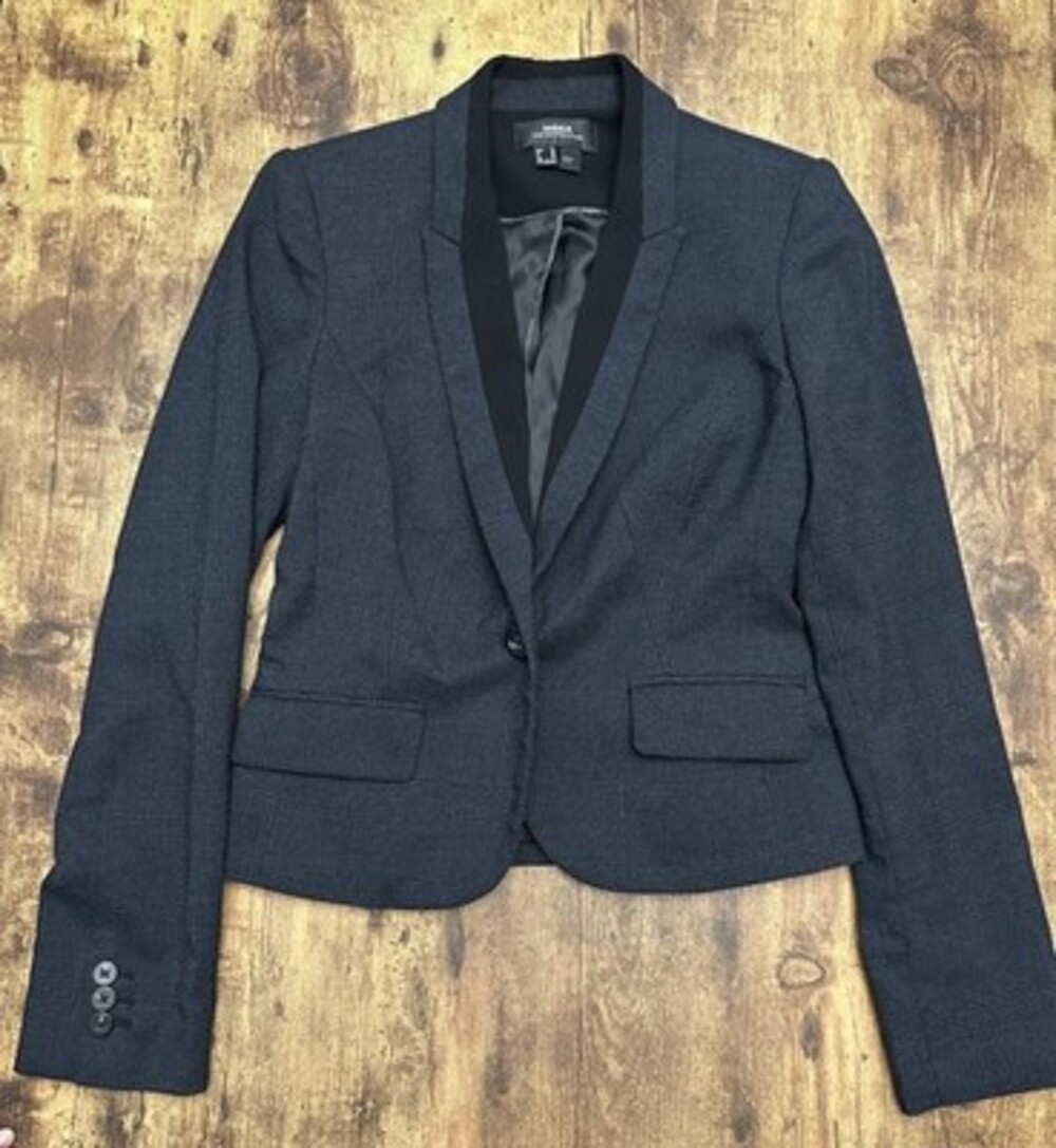 Mexx Metropolitan Women's Plaid Blazer Suit Jacket - Size 6